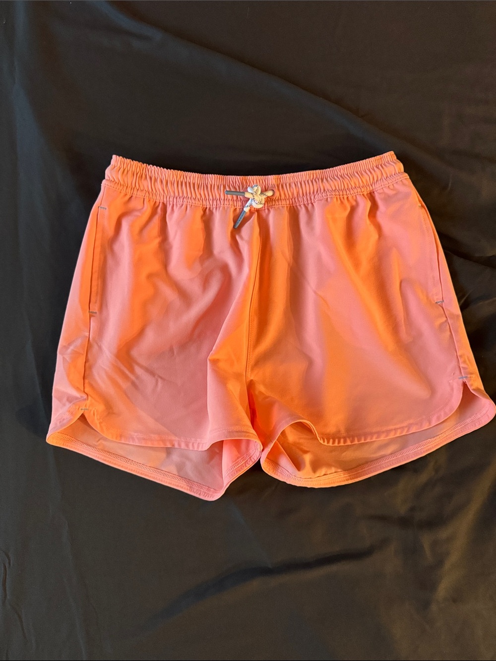 Vineyard Vines Coral Orange Athletic Running Shorts
